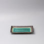 Plate Rectangular 22x14cm Jade Glaze V637-C0116