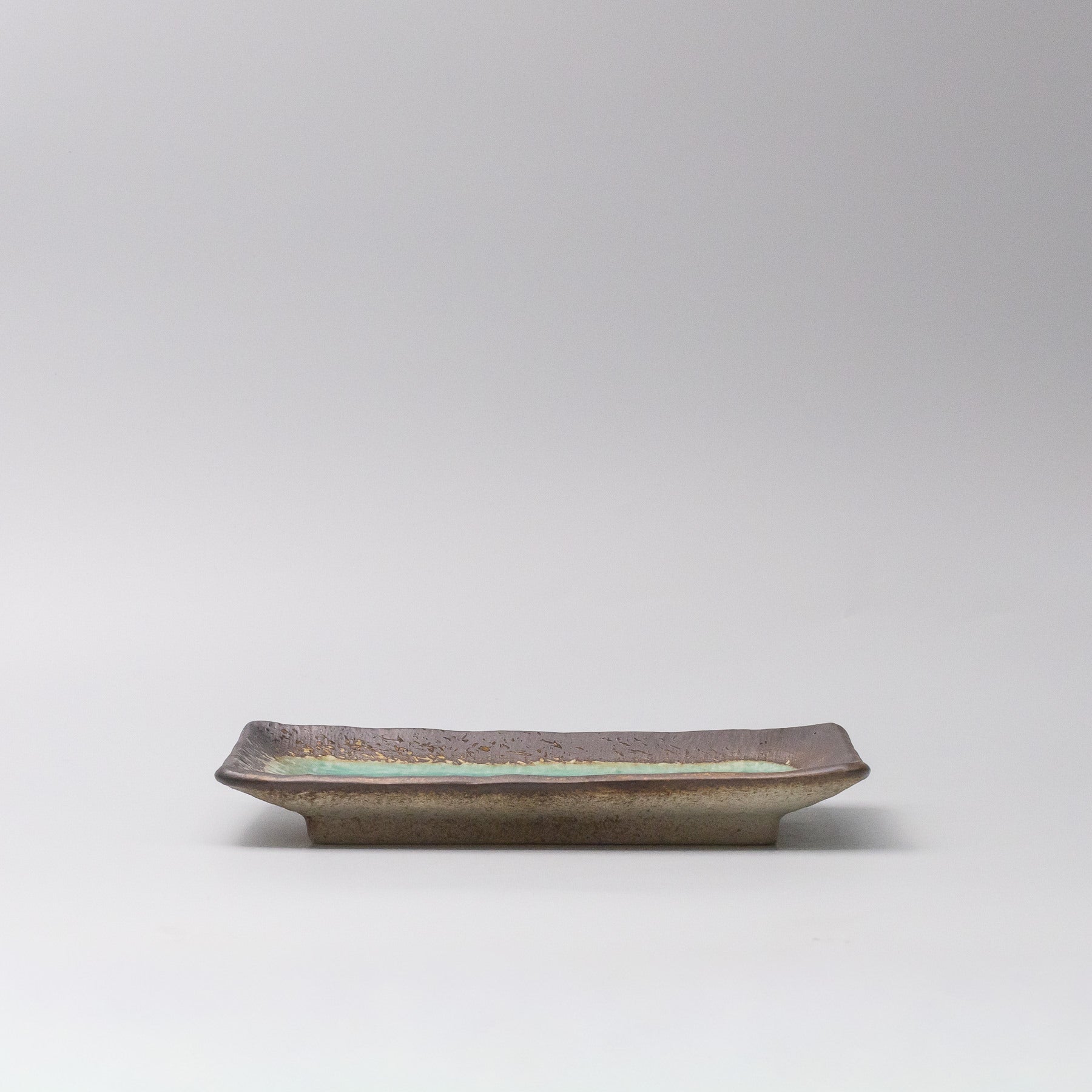 Plate Rectangular 22x14cm Jade Glaze V637-C0116