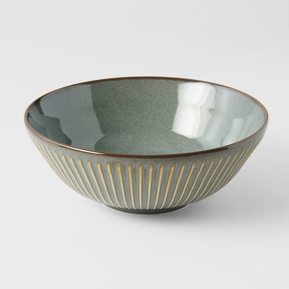 Bowl 21cm Green Sendan Glaze V637-C0215