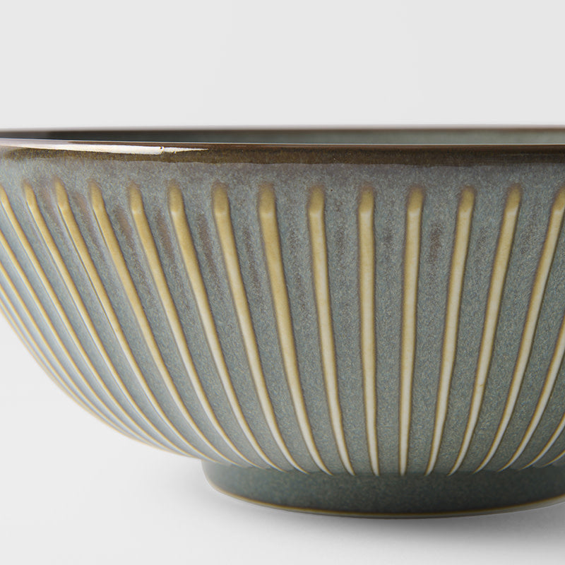 Bowl 21cm Green Sendan Glaze V637-C0215
