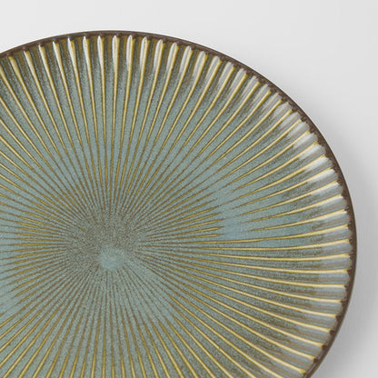 Dinner Plate 23.5cm Green Sendan Glaze V637-C0216