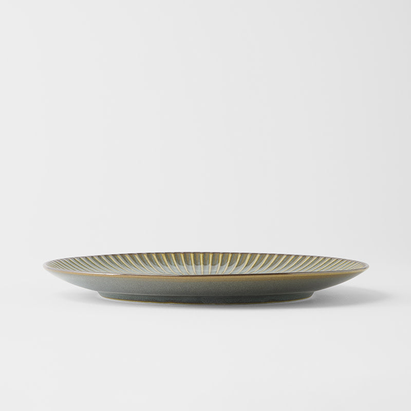 Dinner Plate 23.5cm Green Sendan Glaze V637-C0216