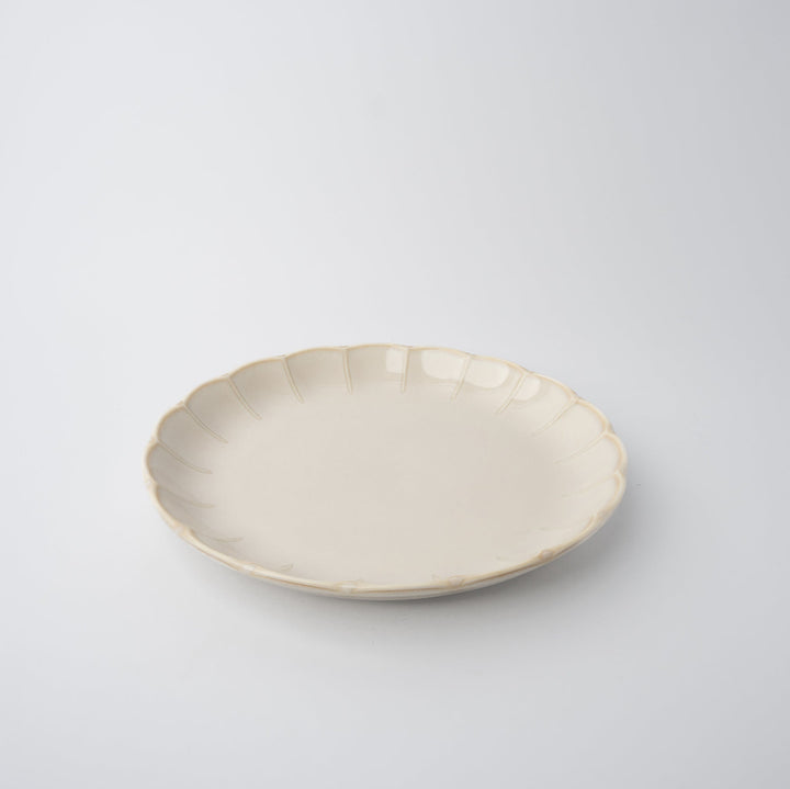 Side Plate 21cm Ivory Rinka Glaze V637-C0230