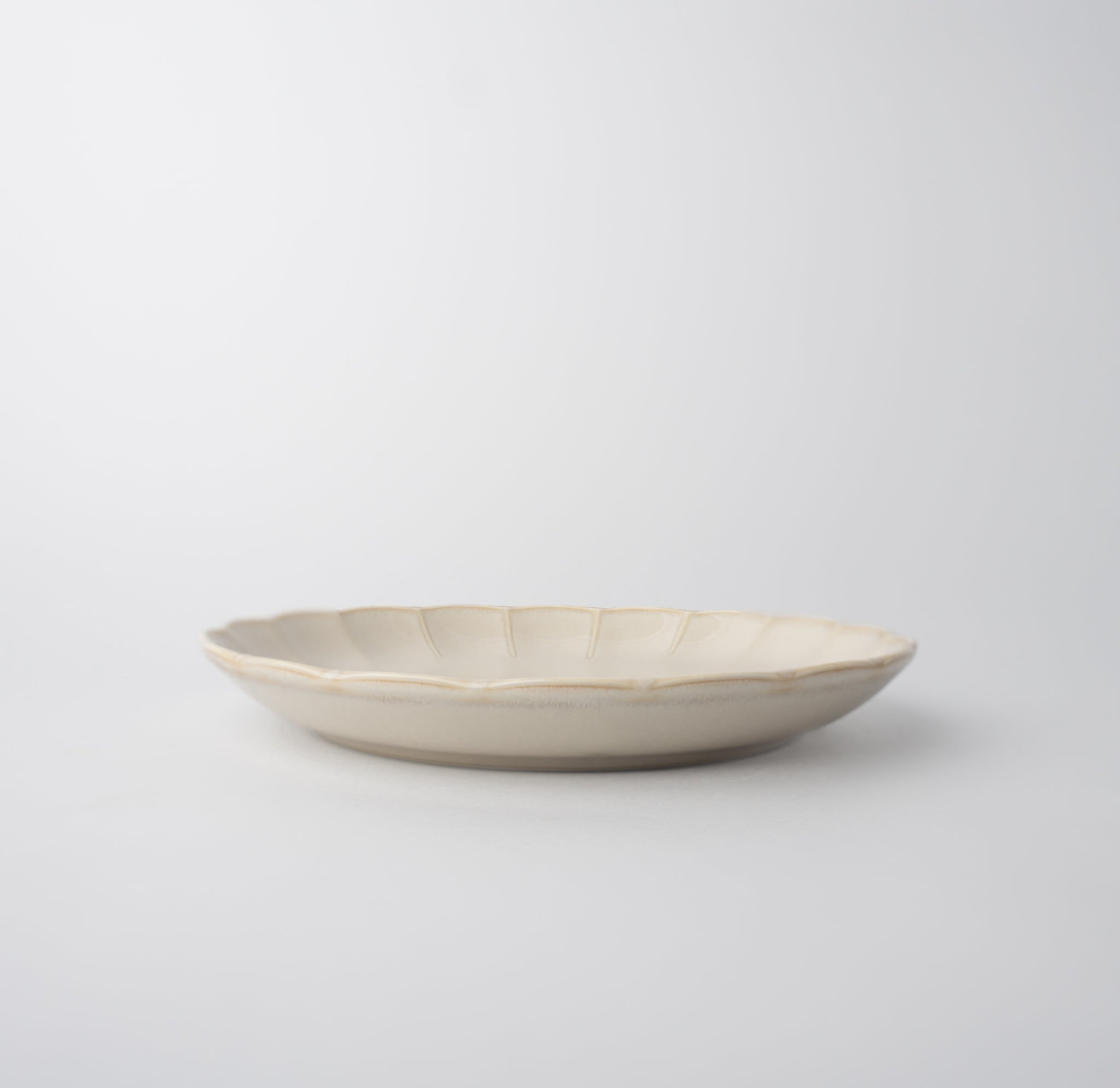 Side Plate 21cm Ivory Rinka Glaze V637-C0230