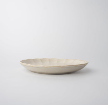 Side Plate 21cm Ivory Rinka Glaze V637-C0230