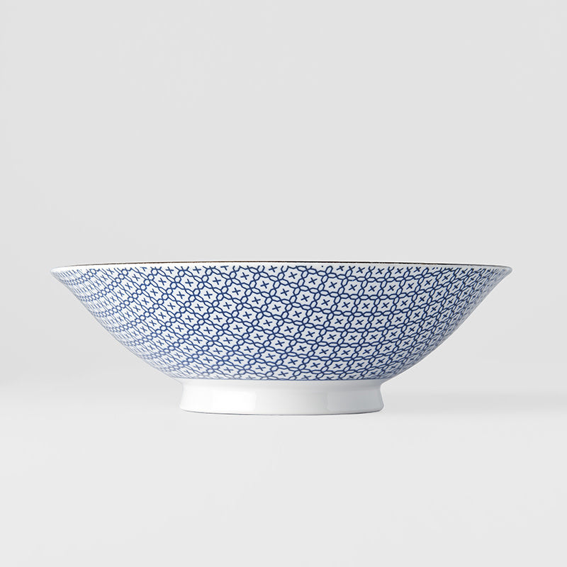 Bowl in a Gift Box 25cm Geo Flower Design V637-C0310