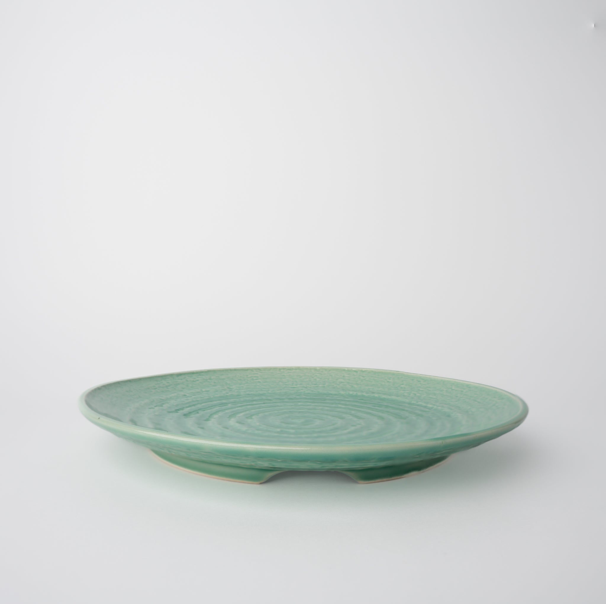 Serving Plate 30.3cm Celadon Glaze V637-C0332