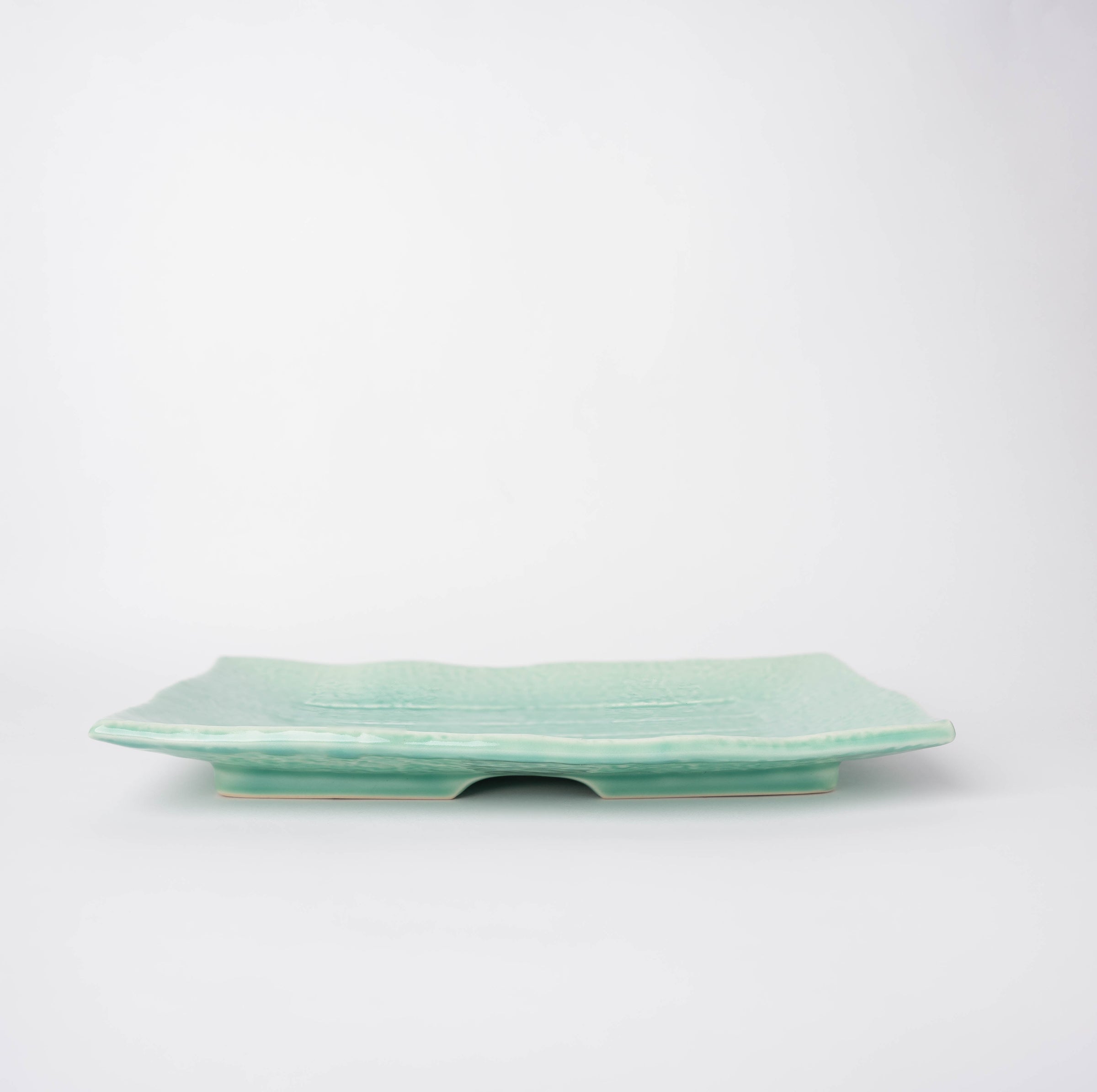 Serving Plate 28.5cm Celadon Glaze V637-C0333