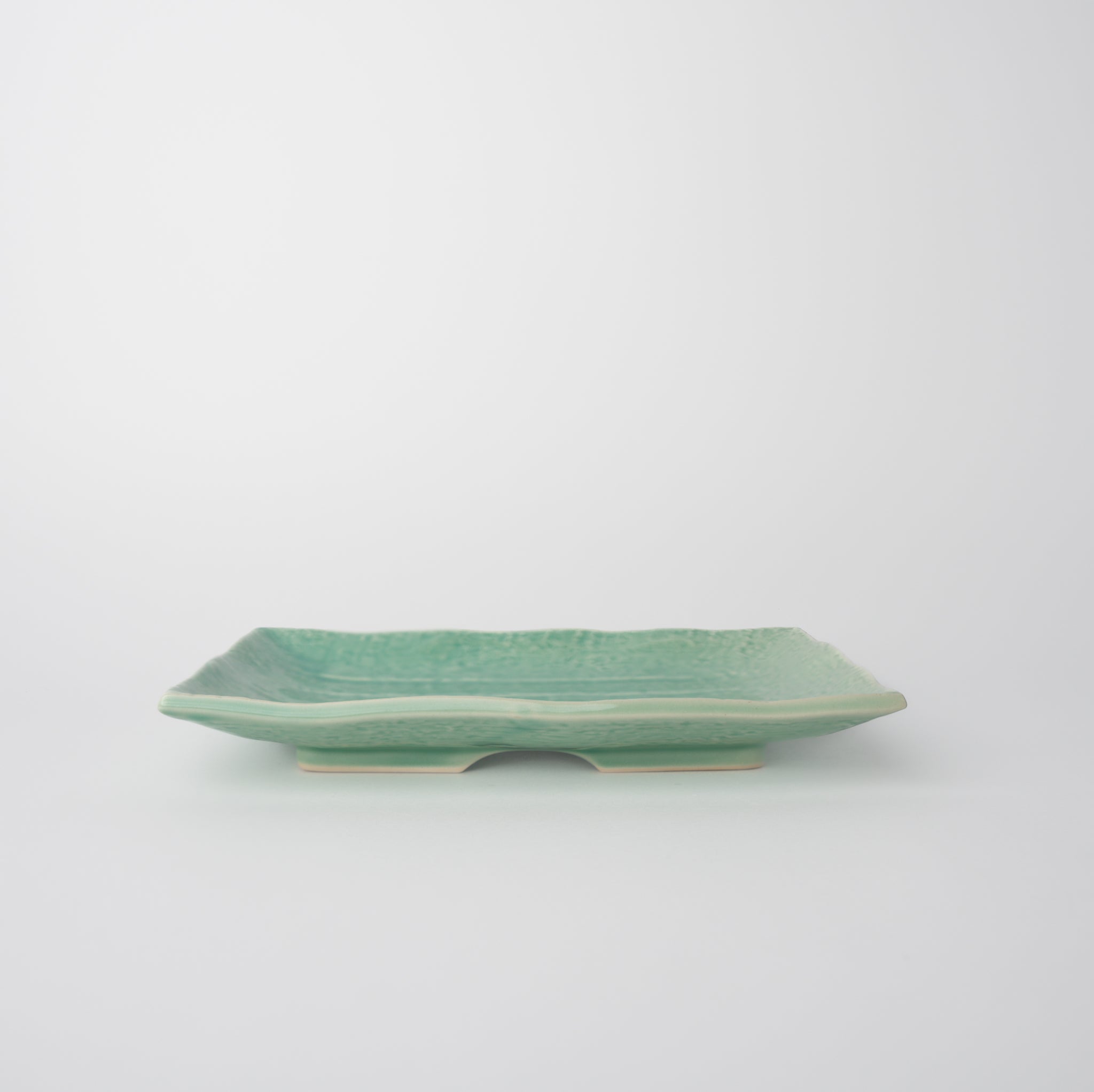 Plate Rectangular 22cm Celadon Glaze V637-C0334