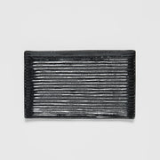 Sushi Plate 24cm Black Contour Glaze V637-C0361