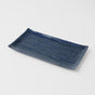 Sushi Plate 24cm Blue Contour Glaze V637-C0363