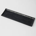 Sashimi Plate 33cm Black Contour Glaze V637-C0365