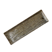Sashimi Plate 33.2cm Green Contour Glaze V637-C0366