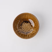 Bowl 19cm Amber Glaze V637-C0368