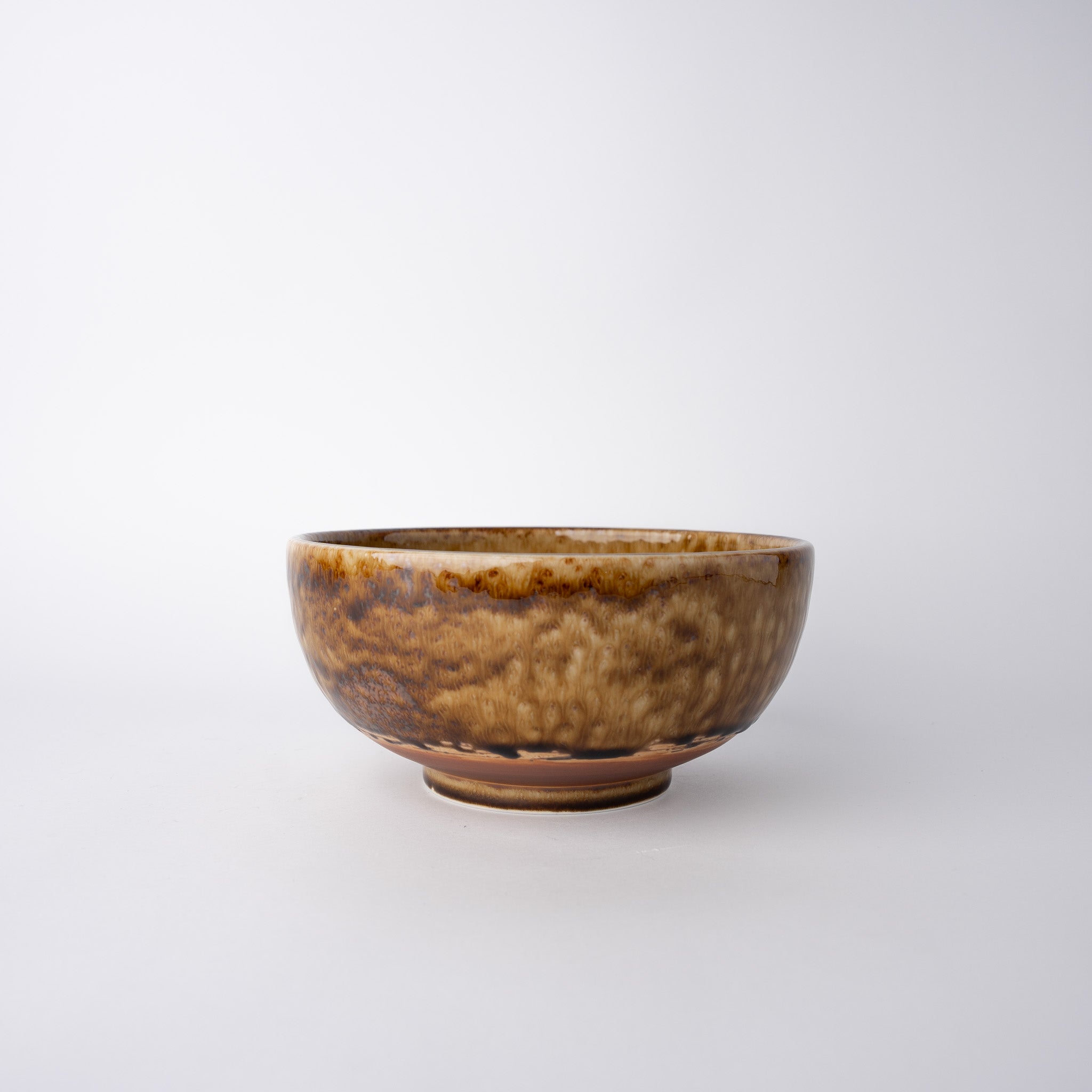 Bowl 19cm Amber Glaze V637-C0368