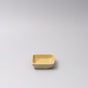 Sauce Dish Squared 8cm Biscuit Glaze V637-C0371