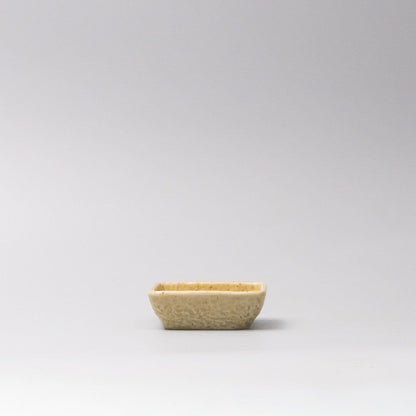 Sauce Dish Squared 8cm Biscuit Glaze V637-C0371