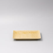 Plate Rectangular 21cm Biscuit Glaze V637-C0372