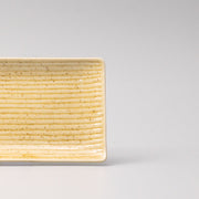 Plate Rectangular Sashimi 33cm Honey Glaze V637-C0373