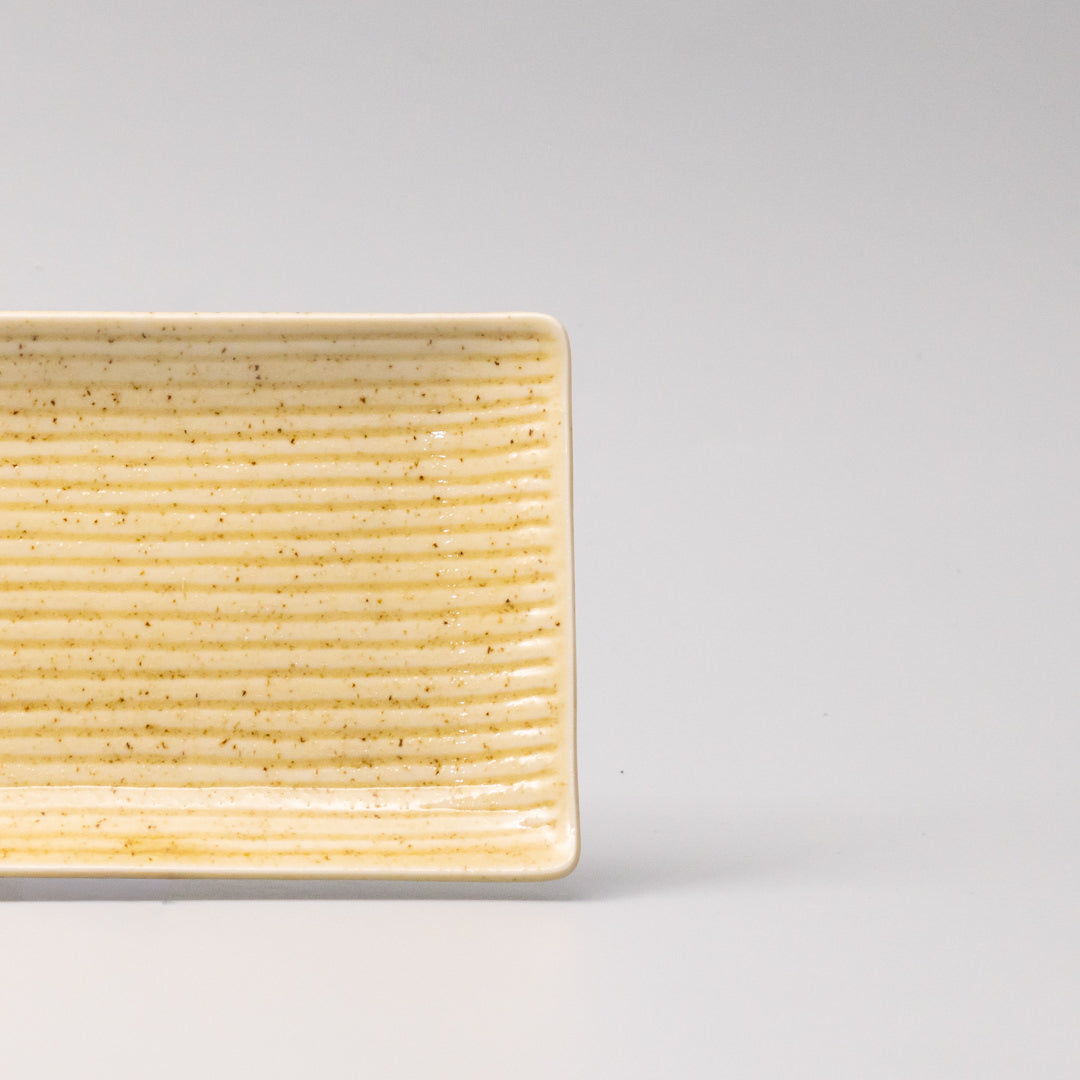Plate Rectangular Sashimi 33cm Honey Glaze V637-C0373