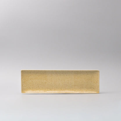 Plate Rectangular Sashimi 33cm Honey Glaze V637-C0373