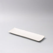 Plate Rectangular Sashimi 32cm Matte White Glaze V637-C0375