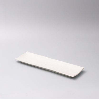 Plate Rectangular Sashimi 32cm Matte White Glaze V637-C0375