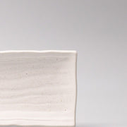 Plate Rectangular Sashimi 32cm Matte White Glaze V637-C0375