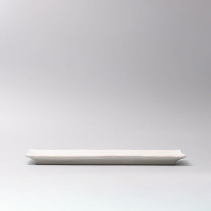Plate Rectangular Sashimi 32cm Matte White Glaze V637-C0375