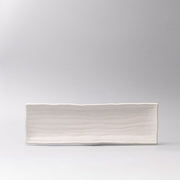 Plate Rectangular Sashimi 32cm Matte White Glaze V637-C0375