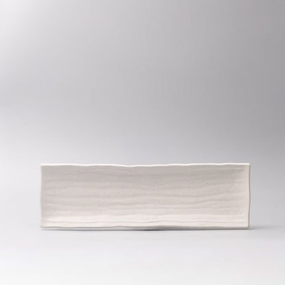 Plate Rectangular Sashimi 32cm Matte White Glaze V637-C0375
