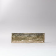 Plate Rectangular 33x10cm Sage Glaze V637-C0376