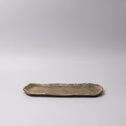 Plate Sashimi Organic Shape 13cm Sage Glaze V637-C0377
