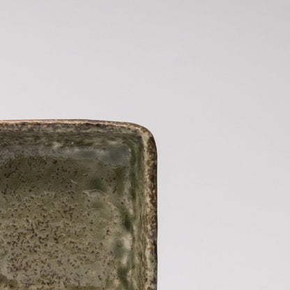 Sauce Dish Square 8cm Sage Glaze V637-C0378