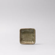 Sauce Dish Square 8cm Sage Glaze V637-C0378