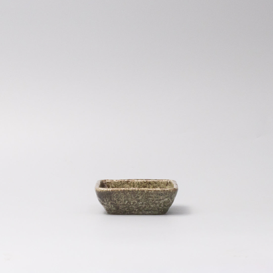 Sauce Dish Square 8cm Sage Glaze V637-C0378