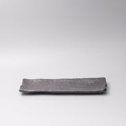 Plate Rectangular 33x11cm Matte Black Glaze V637-C0380