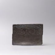 Plate Sushi Rectangular 21cm Matte Black Glaze V637-C0381