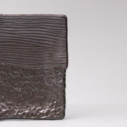Platter Rectangular 32cm Matte Black Glaze V637-C0382