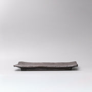 Platter Rectangular 32cm Matte Black Glaze V637-C0382