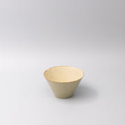 Bowl Fluted 13cm Sand Fade Glaze V637-C0400