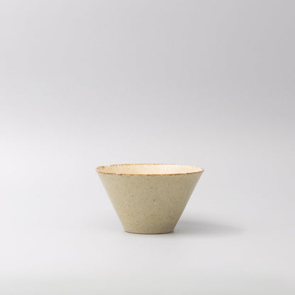 Bowl Fluted 13cm Sand Fade Glaze V637-C0400