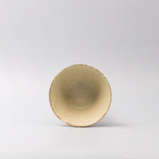 Bowl Fluted 13cm Sand Fade Glaze V637-C0400