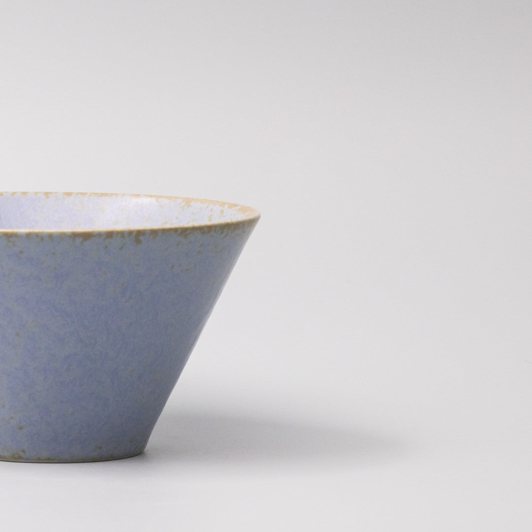 Bowl Fluted 13cm Blue Fade Glaze V637-C0409