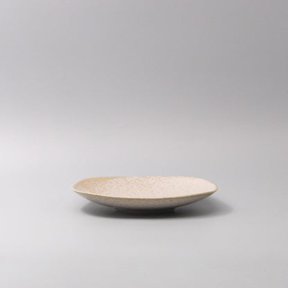 Side Plate 20cm White Fade Glaze V637-C0425