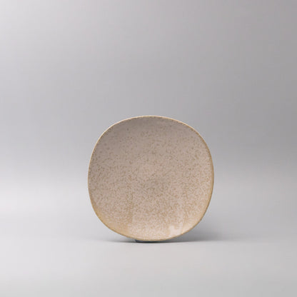 Side Plate 20cm White Fade Glaze V637-C0425