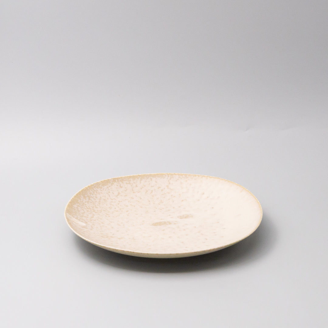 Dinner Plate 25cm White Fade Glaze V637-C0426