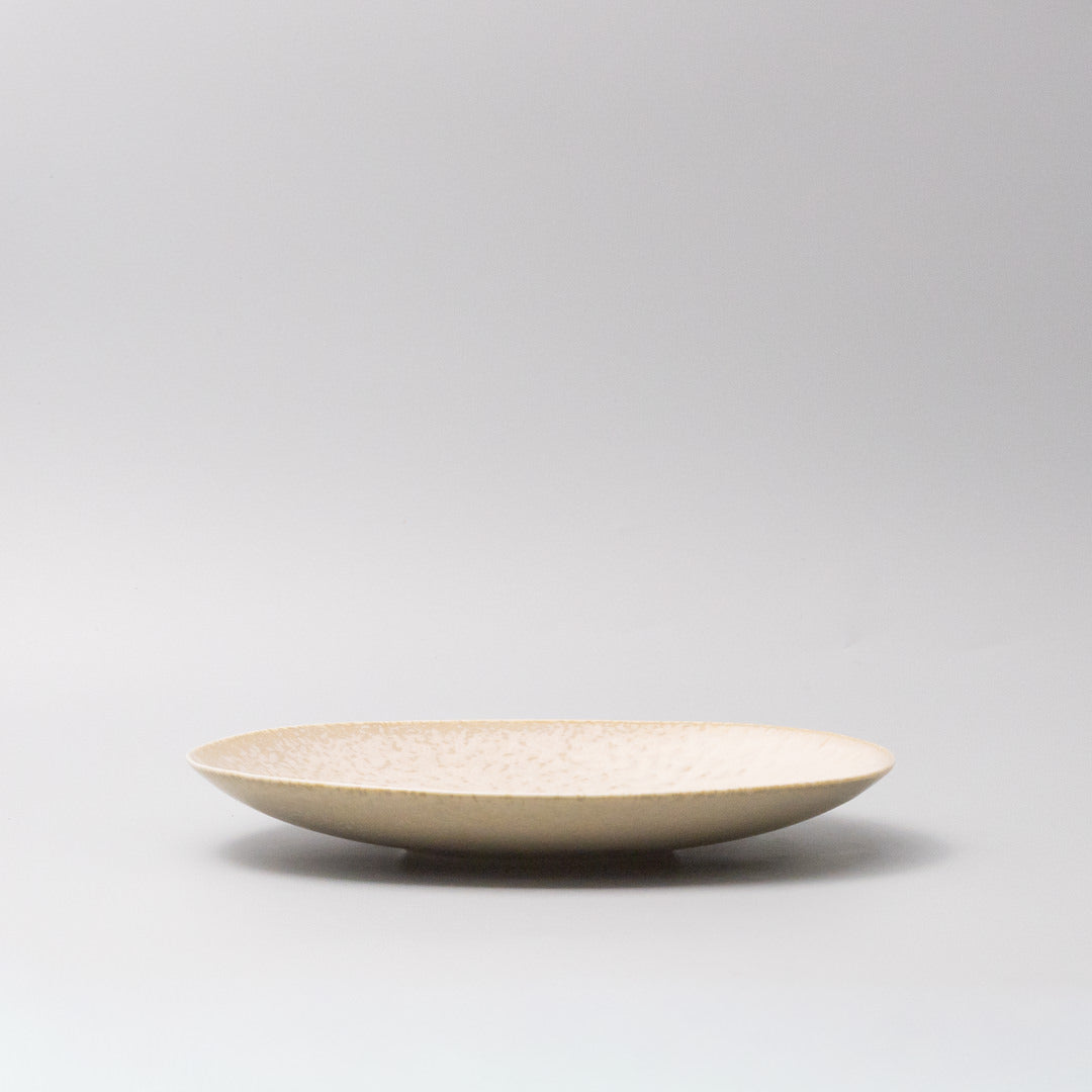Dinner Plate 25cm White Fade Glaze V637-C0426