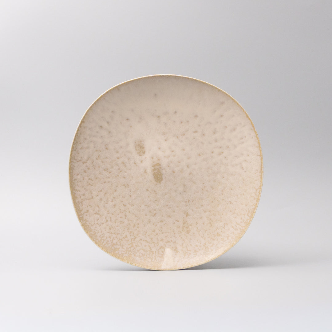 Dinner Plate 25cm White Fade Glaze V637-C0426