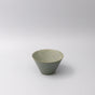 Bowl Fluted 13cm Green Fade Glaze V637-C0427